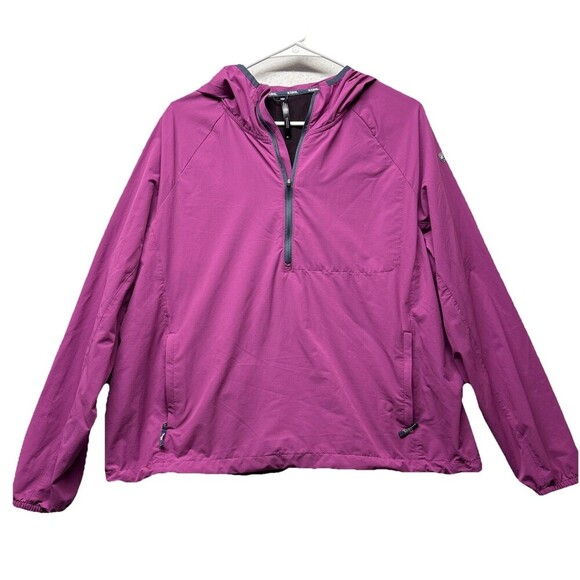 Kuhl Wander 1/2 Zip Jacket Womens XL Wild Orchid Hooded Light Weight Outdoor - Picture 4 of 7